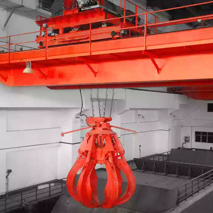 Wastes Grab Bridge Crane